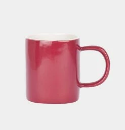 Quail's Egg Stoneware Espresso Cup In Raspberry