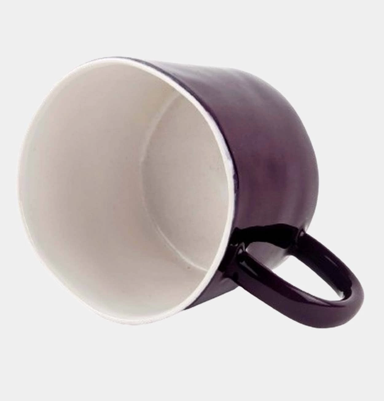 Quail's Egg Stoneware Mug In Aubergine - Image 2