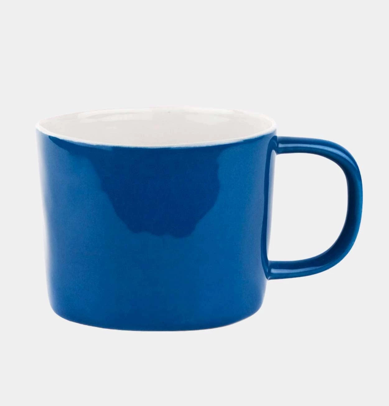 Quail's Egg Stoneware Mug In Mid Blue