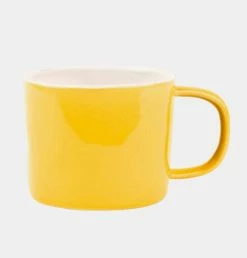 Quail's Egg Stoneware Mug In Yellow