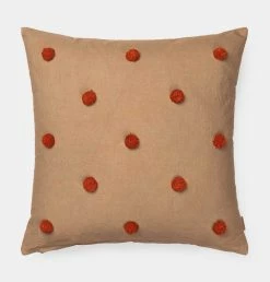 Ferm LIVING Dot Tufted Cushion In Camel